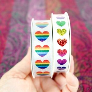 New True Colors True Rainbow Pride Ribbon - 2 Spools Duo 🌈